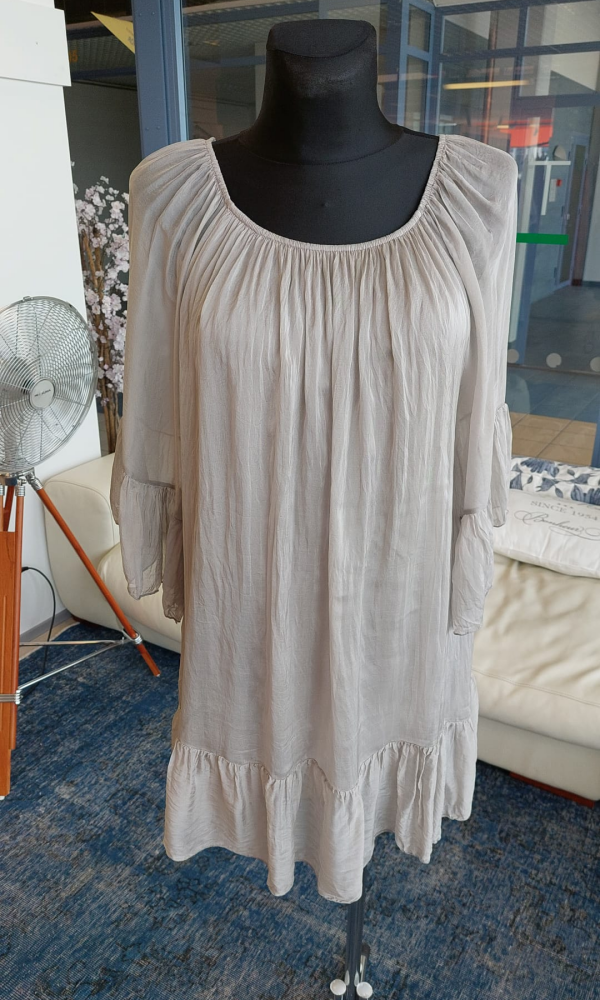 Alexandrova silkkitunika - Beige - Tunikat