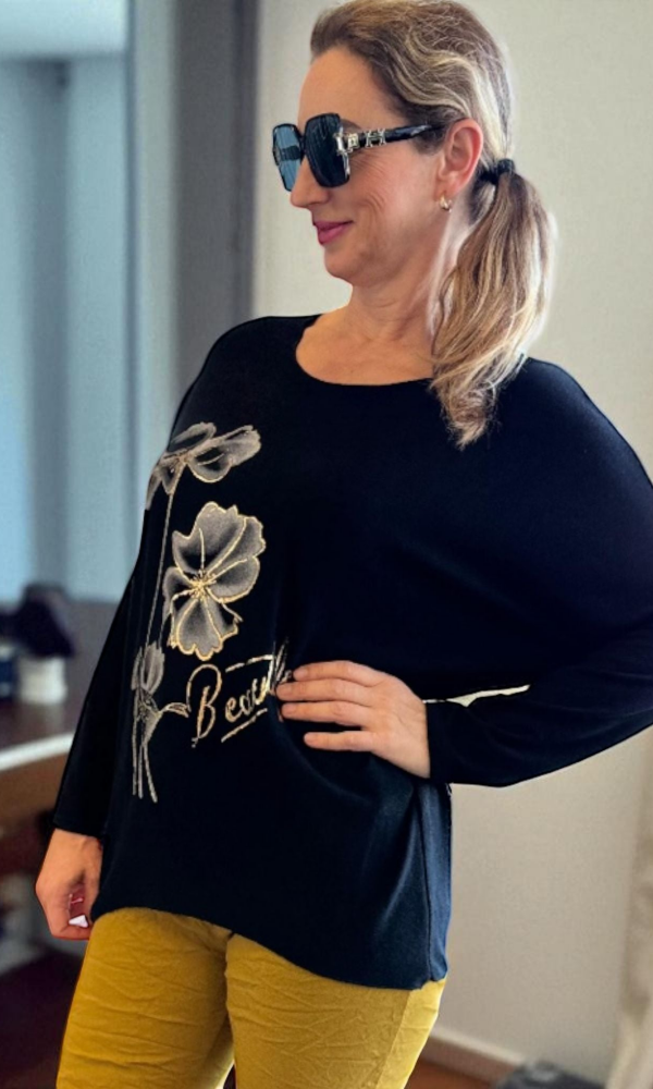 Marita kukkaprintti pusero Puserot