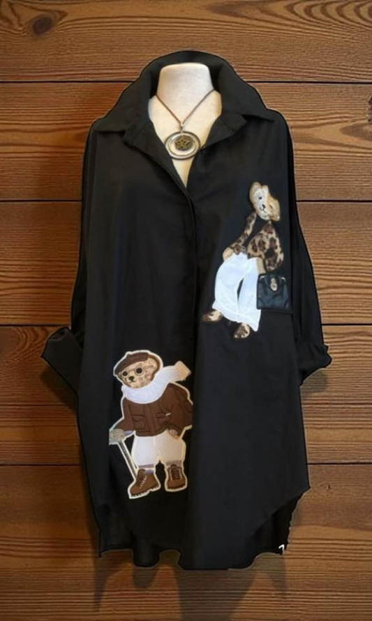 Nalle aiheinen paitapusero - Puserot