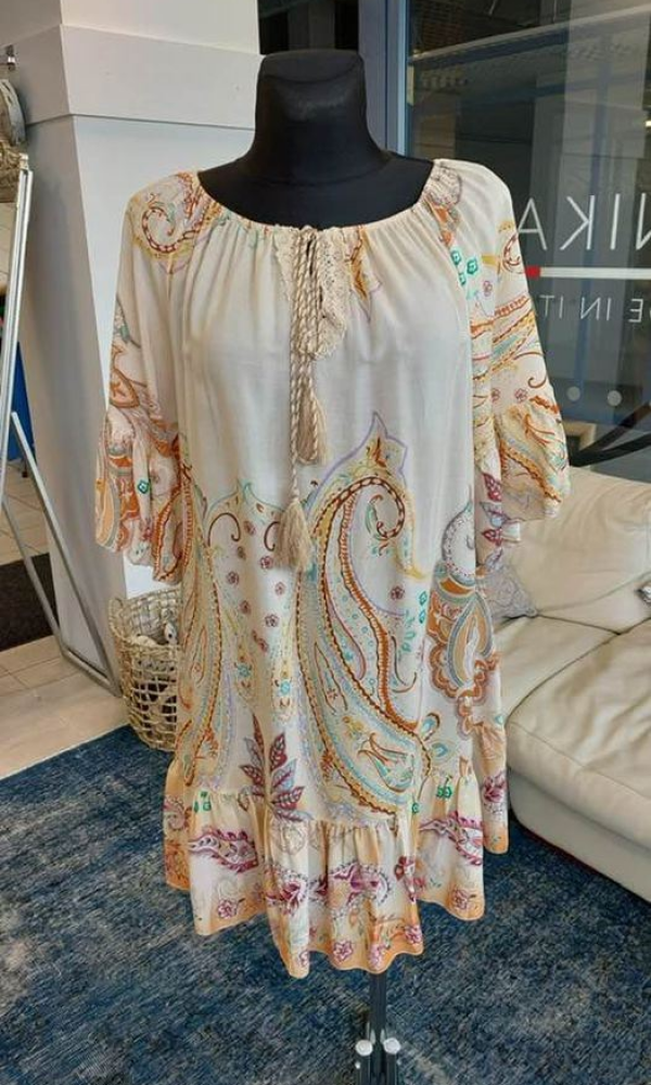 Paisley beige tunika - Tunikat