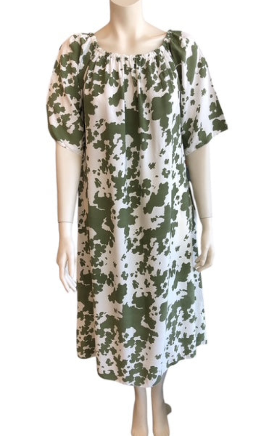 Asta viskoosimekko - Khaki/oliivi - Mekot