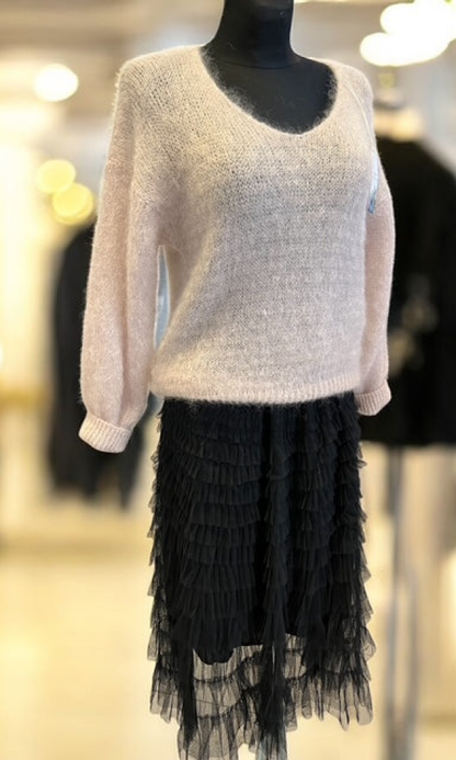 Ella Kid Mohair neule - Taupe - Neuleet